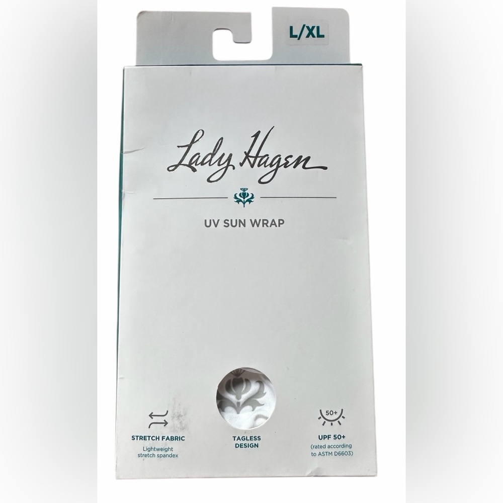 Lady Hagen UV Sun Wrap in White Size L/XL
New UPF 50+